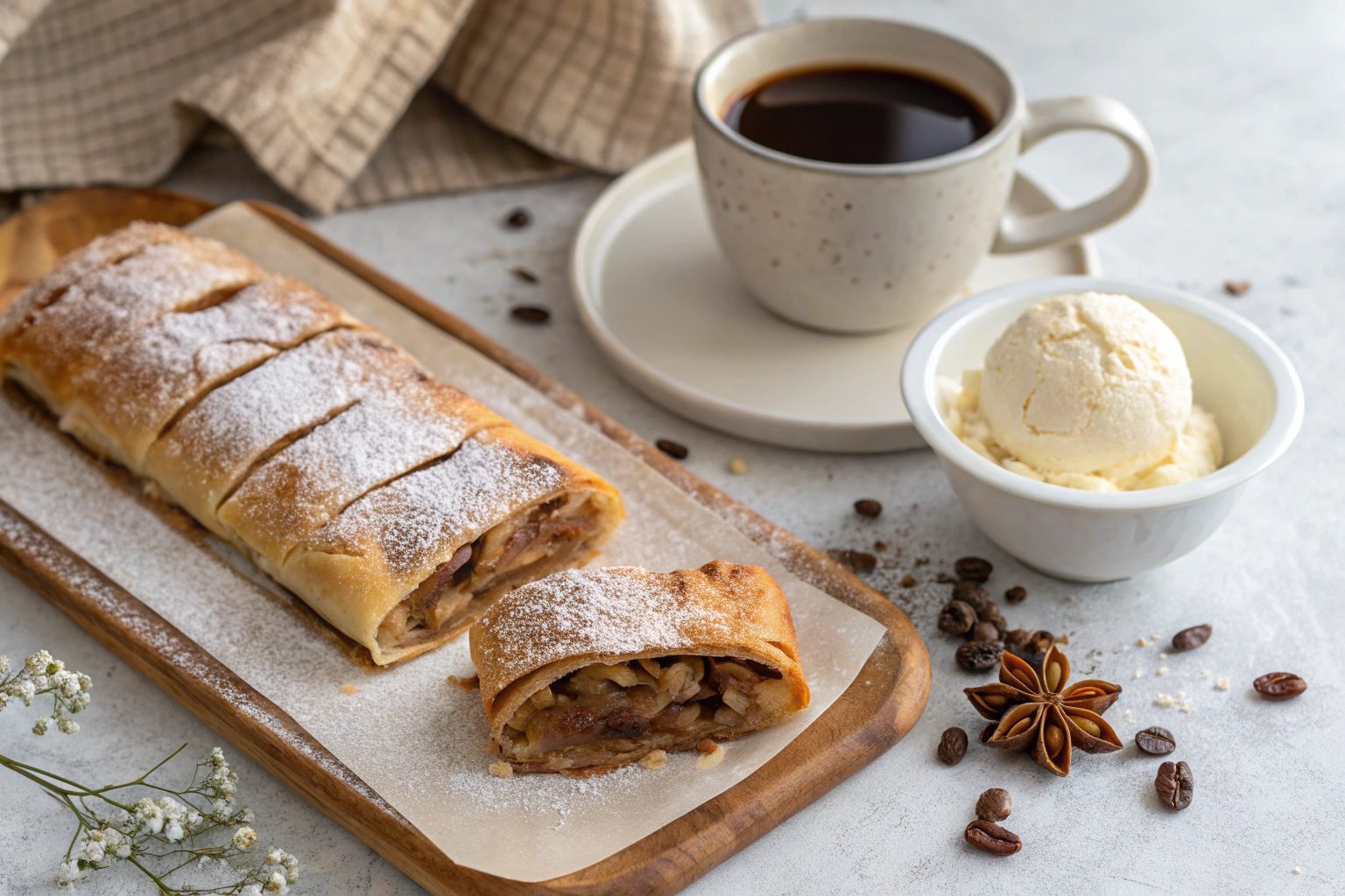 Strudel de manzana en freidora de aire - airfryer