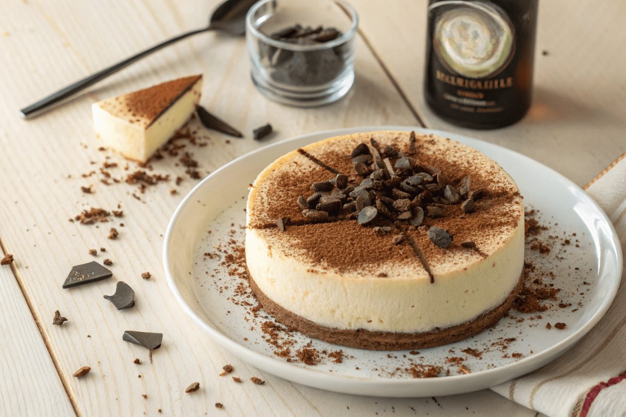Cheesecake de Baileys en freidora de aire - airfryer