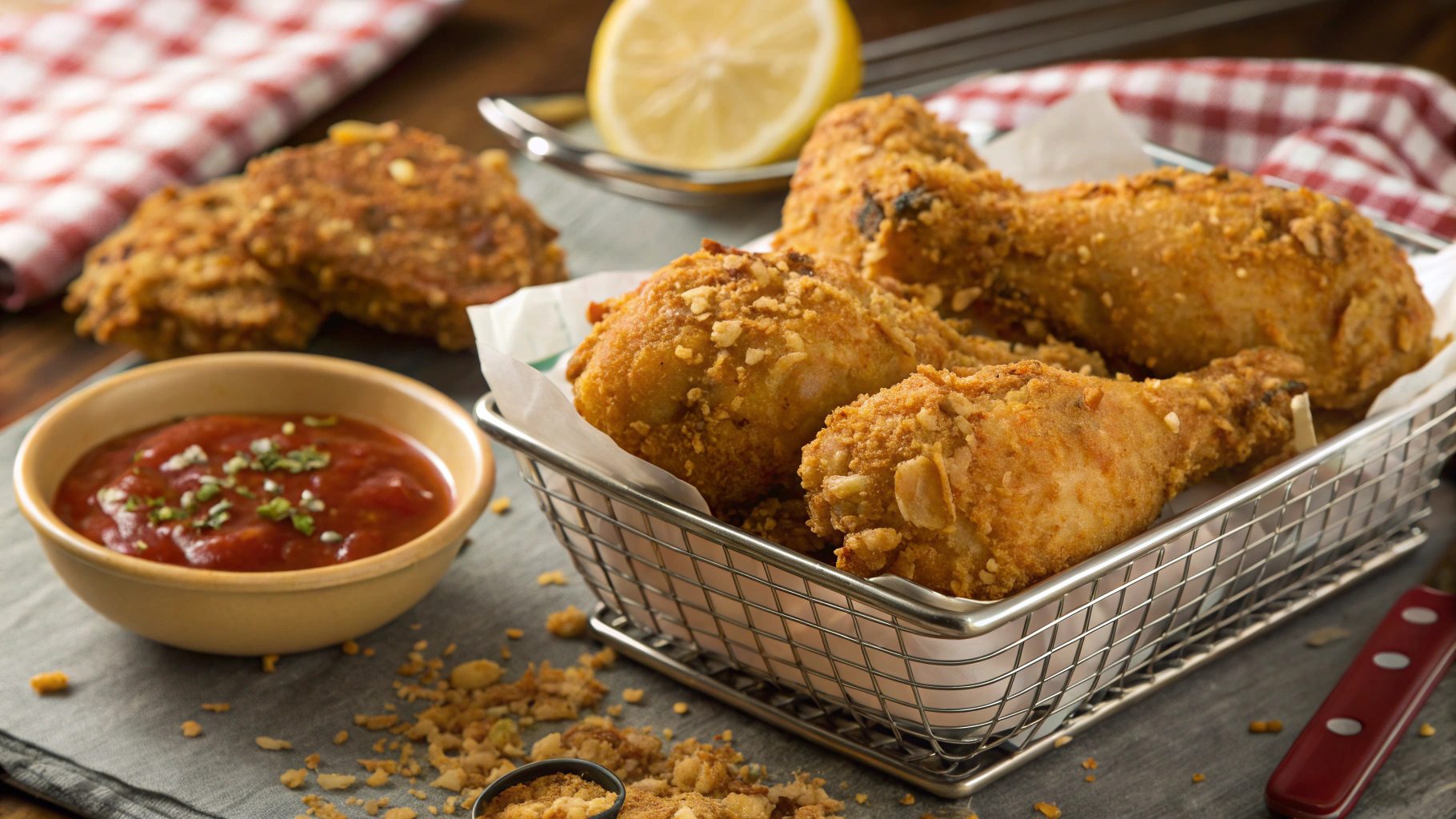 pollo estilo KFC con freidora de aire - airfryer