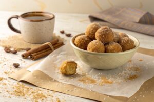 Bolitas de Donuts de Canela en Freidora de Aire