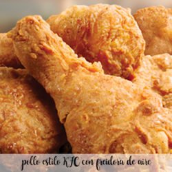 pollo estilo KFC con freidora de aire - Recetas para Thermomix