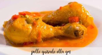 Pollo guisado con olla GM