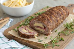 Rollo de relleno en freidora de aire