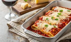 Canelones de Cherrys y Mozzarella en Freidora de Aire