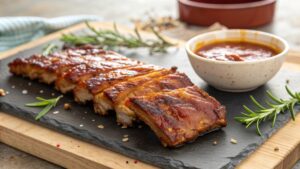 Costillas de Cerdo maceradas en Freidora de Aire