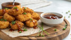 Nuggets de queso Feta Crujientes en Freidora de Aire