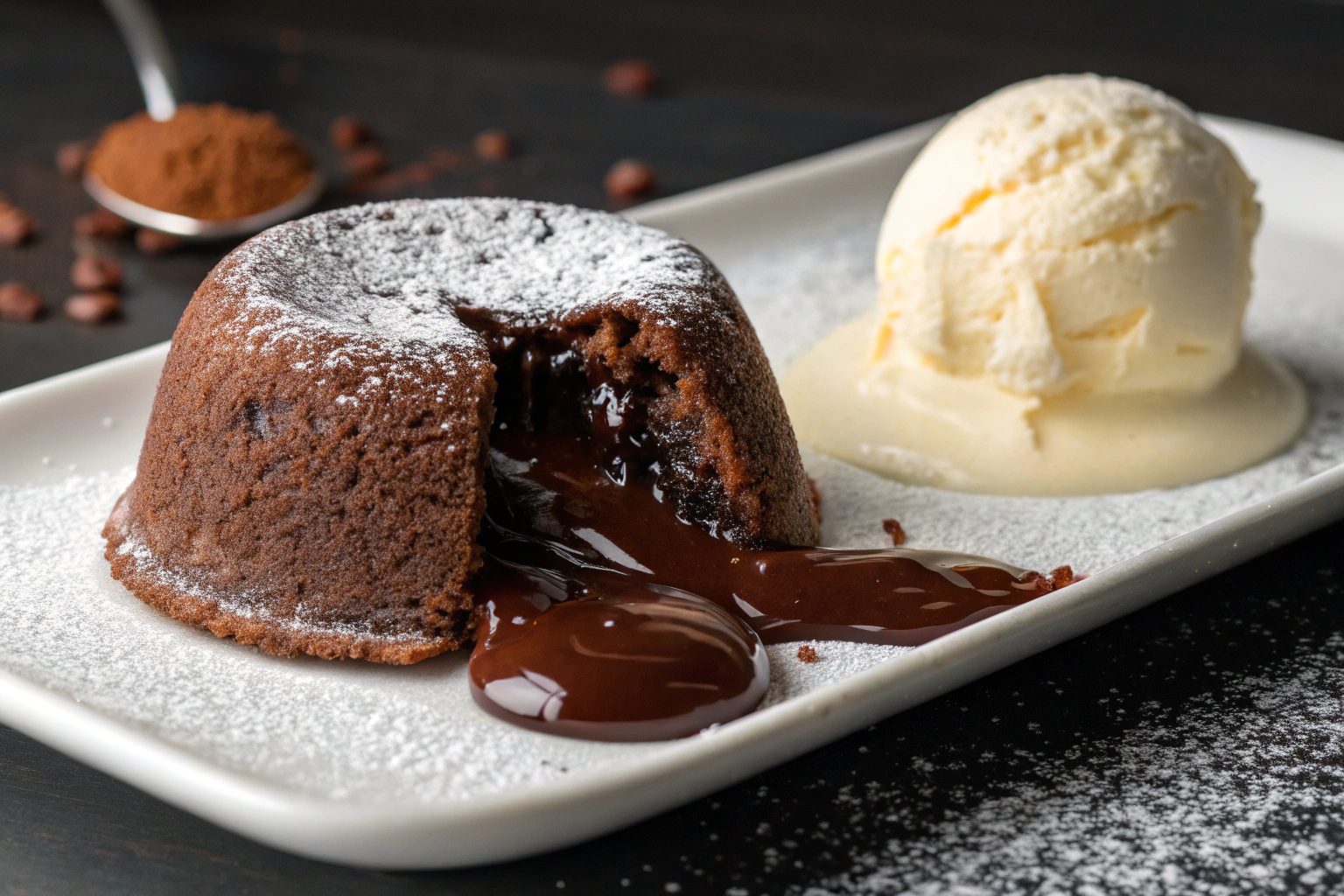 Coulant de chocolate con freidora de aire - air fryer