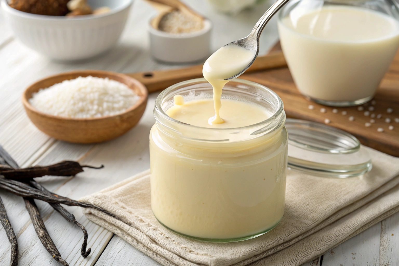Leche condensada casera con Thermomix