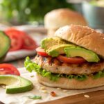 Hamburguesa de Pollo y Aguacate con Thermomix