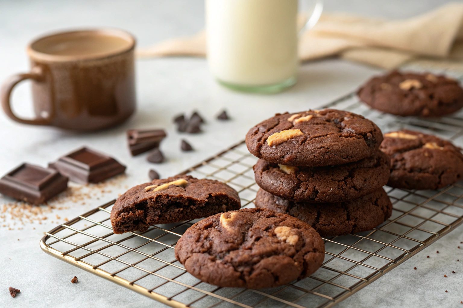 Galletas de cacao en freidora de aire - air fryer