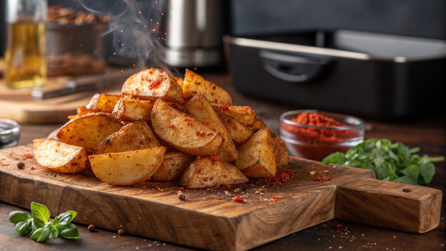 Patatas Picantes “Cajún” en Freidora de Aire