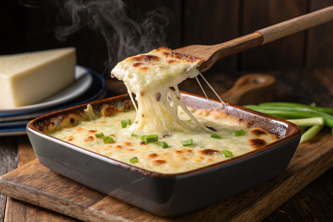 Gratin Francés de Patata y Puerro en Freidora de Aire