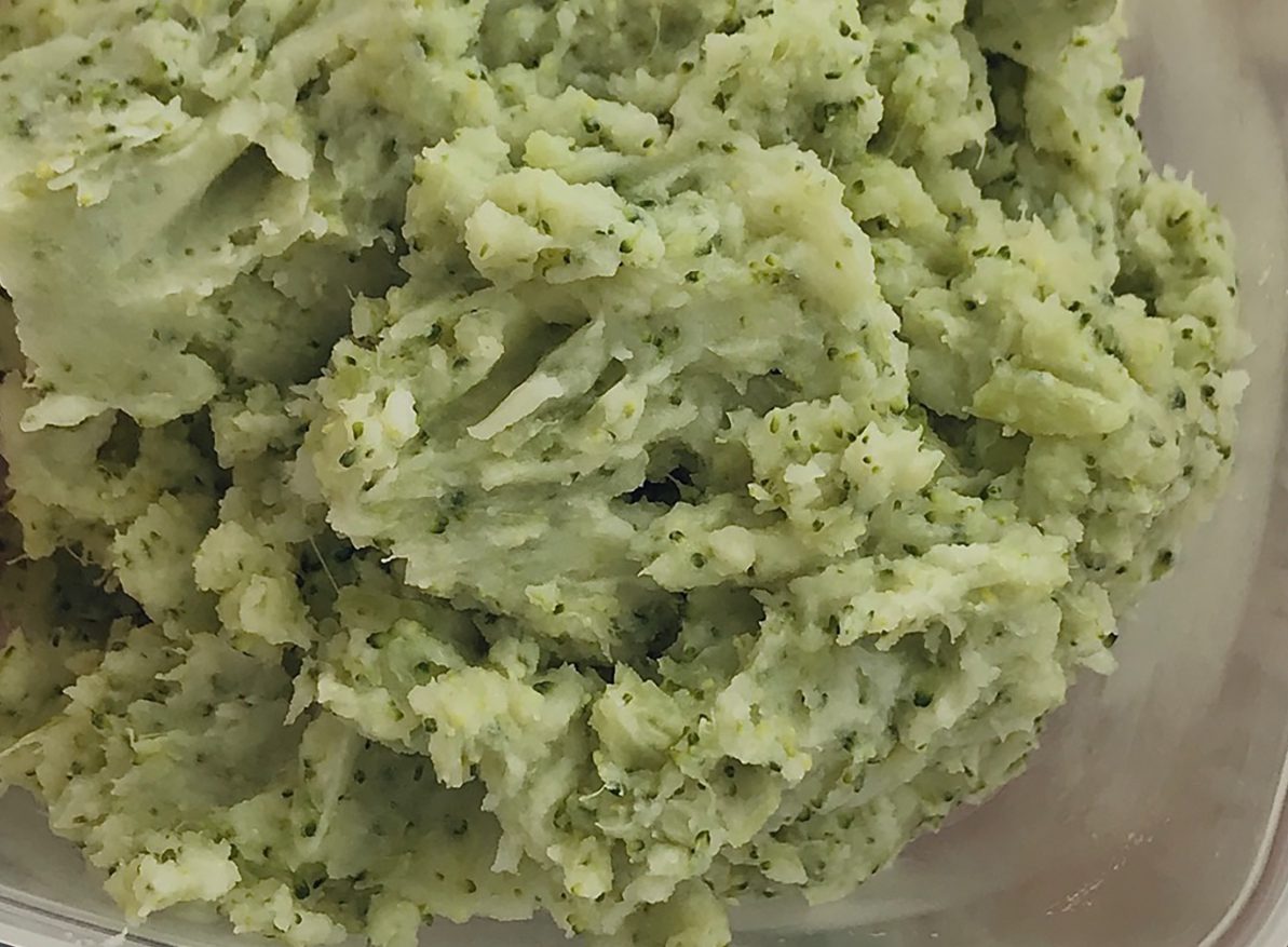 Puré de patatas con brócoli con Thermomix