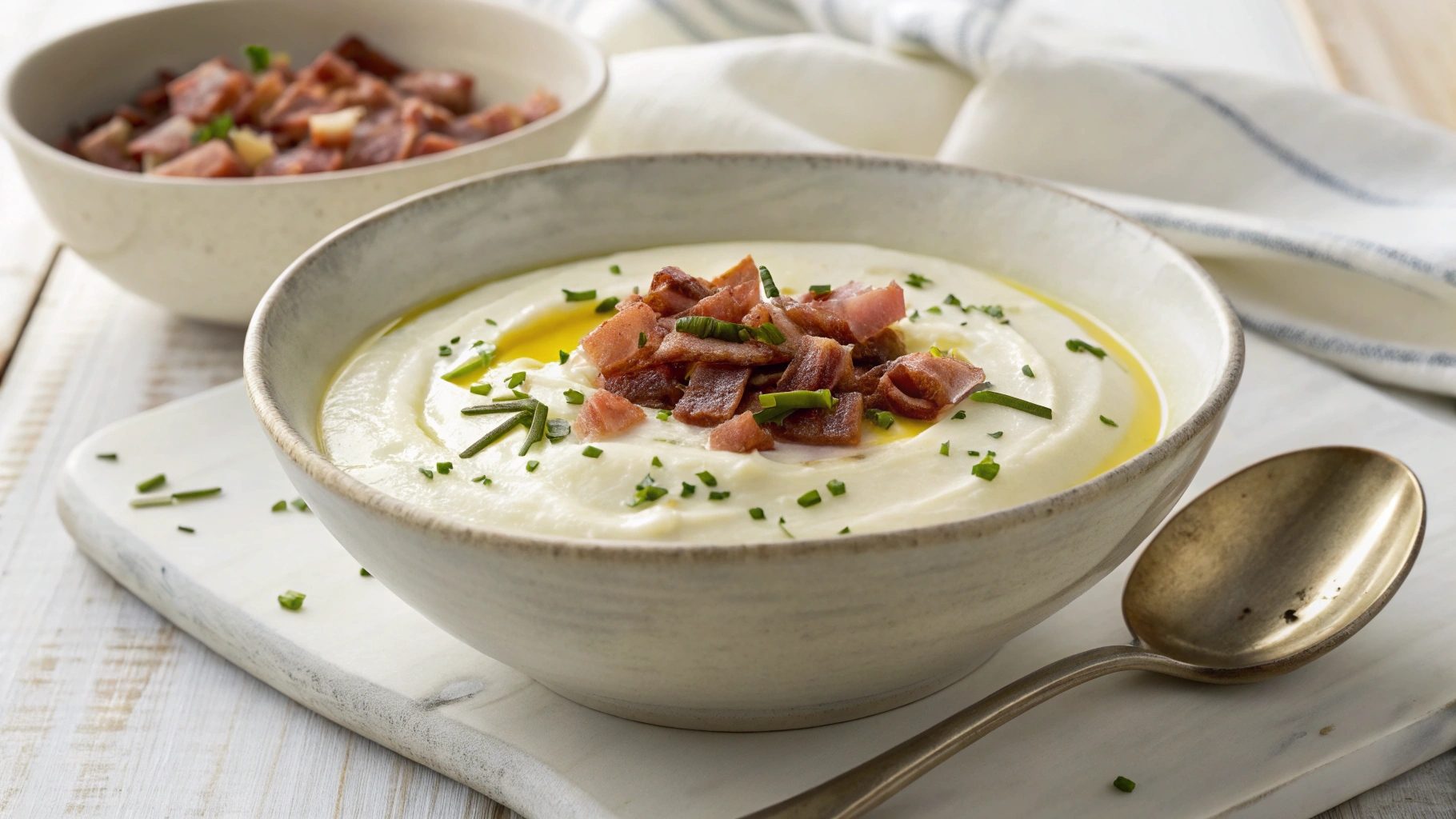 Vichyssoise fría con Thermomix