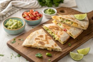 Quesadillas de pollo irresistibles en freidora de aire