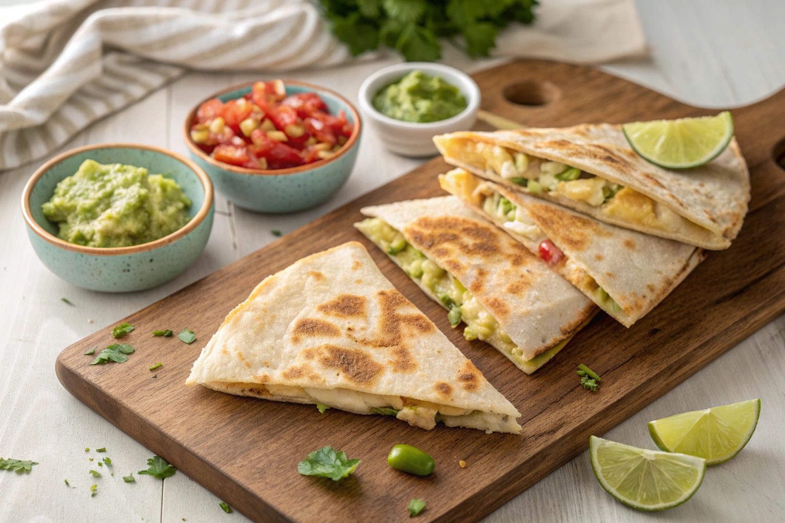 Quesadillas de pollo irresistibles en freidora de aire