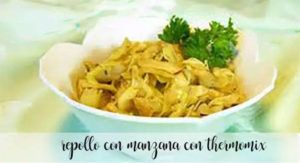 Repollo con manzana con Thermomix