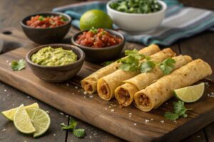 Rollitos de Pollo Mexicano en Freidora de Aire