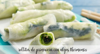 Rollitos de primavera con algas con Thermomix