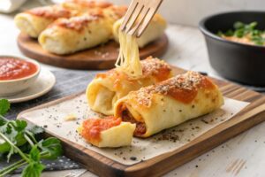 Rollos de Pizza Crujientes en Freidora de Aire