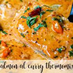 Salmón al curry con thermomix