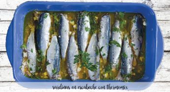 Sardinas en escabeche con Thermomix