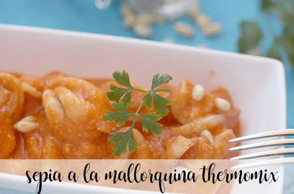 Sepia a la mallorquina con Thermomix