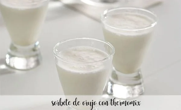 sorbete de orujo con thermomix