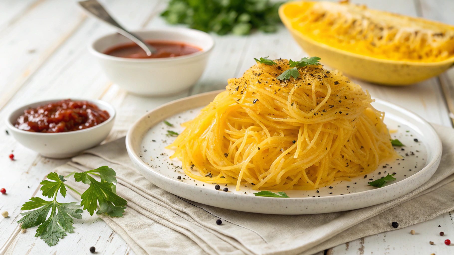 Spaghetti de Calabaza en Freidora de Aire