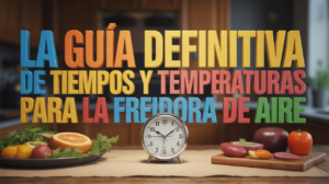 La guía definitiva de tiempos y temperaturas para la freidora de aire
