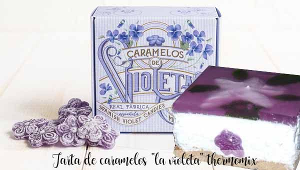 Tarta de caramelos "la violeta" thermomix