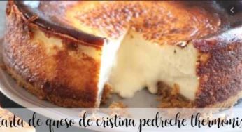 Tarta de queso de Cristina Pedroche con thermomix