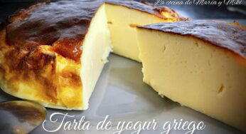 Tarta de yogur griego con freidora de aire – airfryer