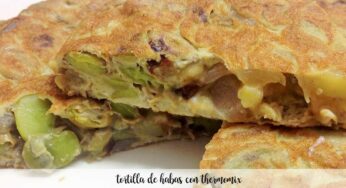 Tortilla de habas con Thermomix