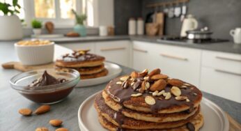 Tortitas integrales con almendra y chocolate con Thermomix