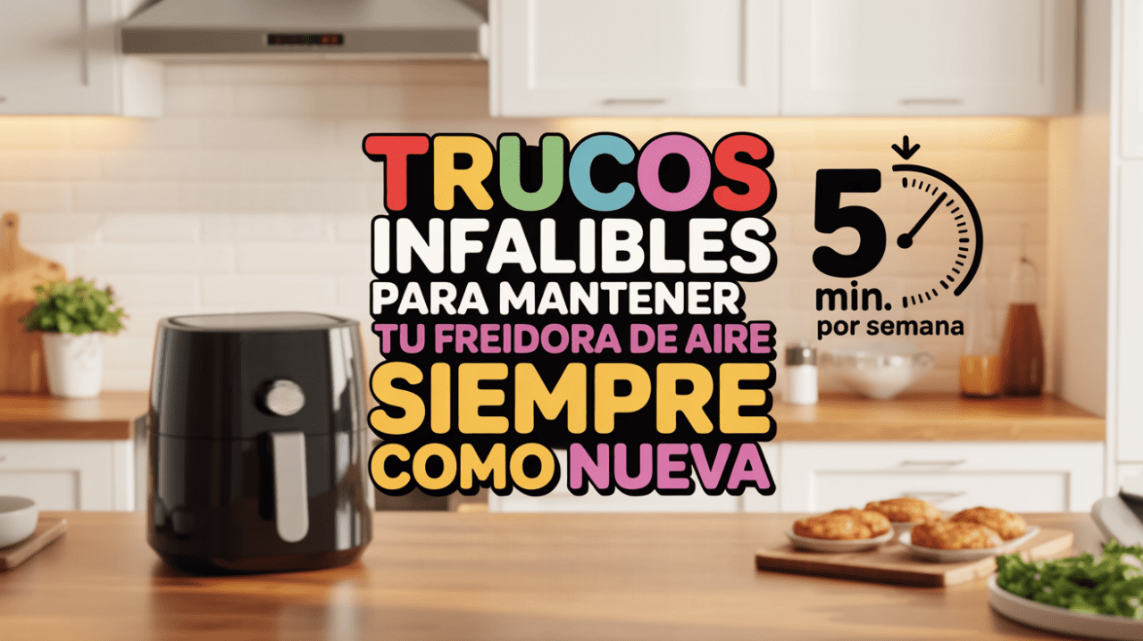 Trucos infalibles para mantener tu freidora de aire siempre como nueva