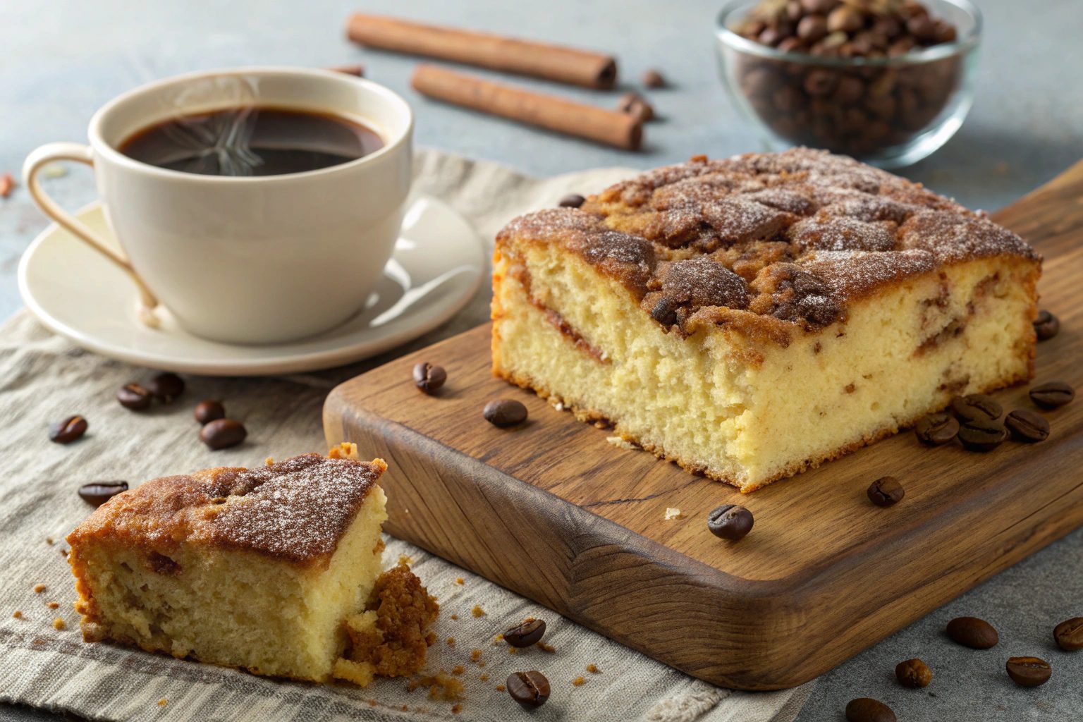Bizcocho de Café en Freidora de Aire