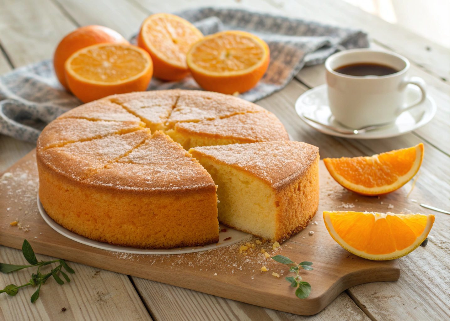 Bizcocho de naranja con freidora de aire - airfryer