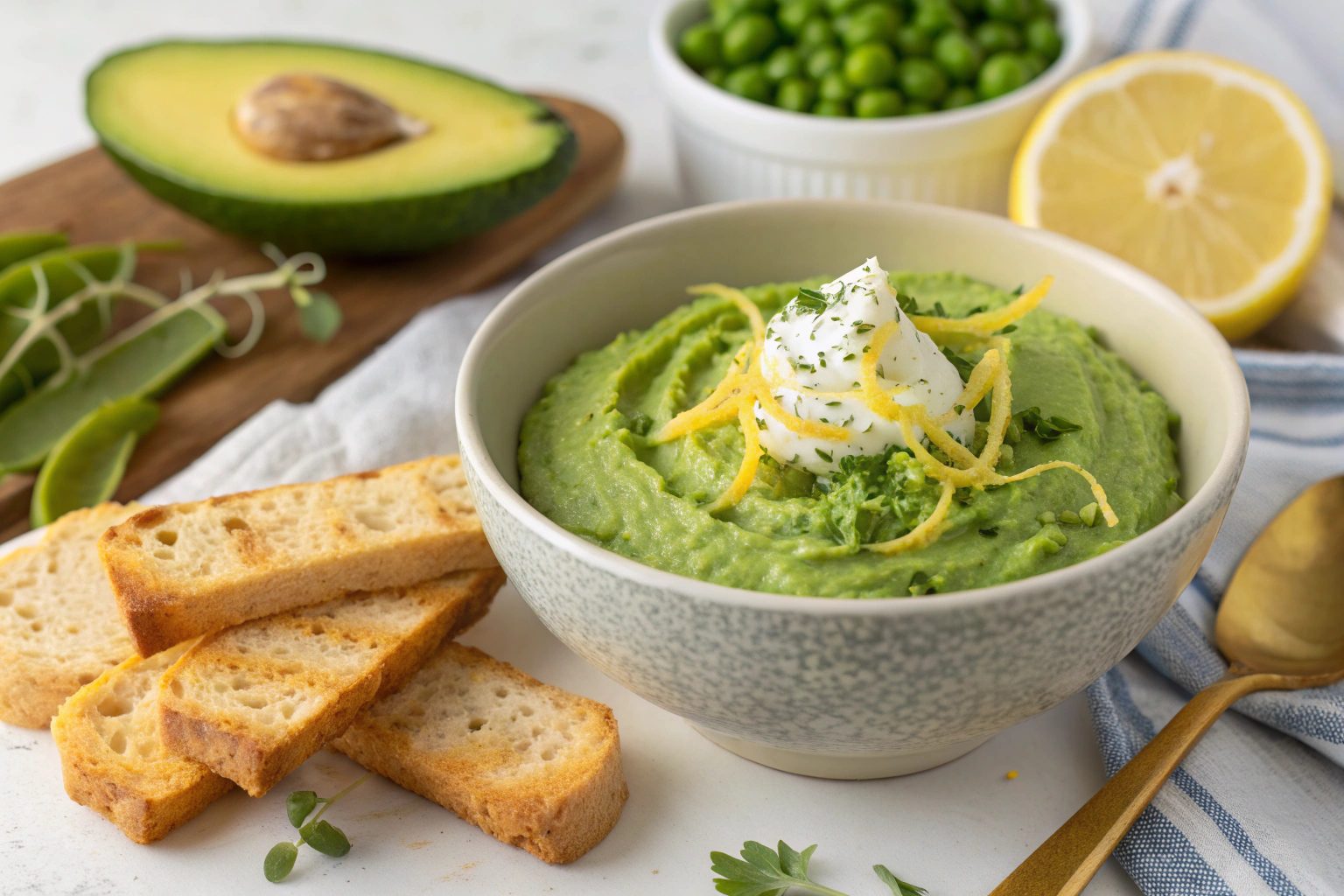 Paté de guisantes con Thermomix