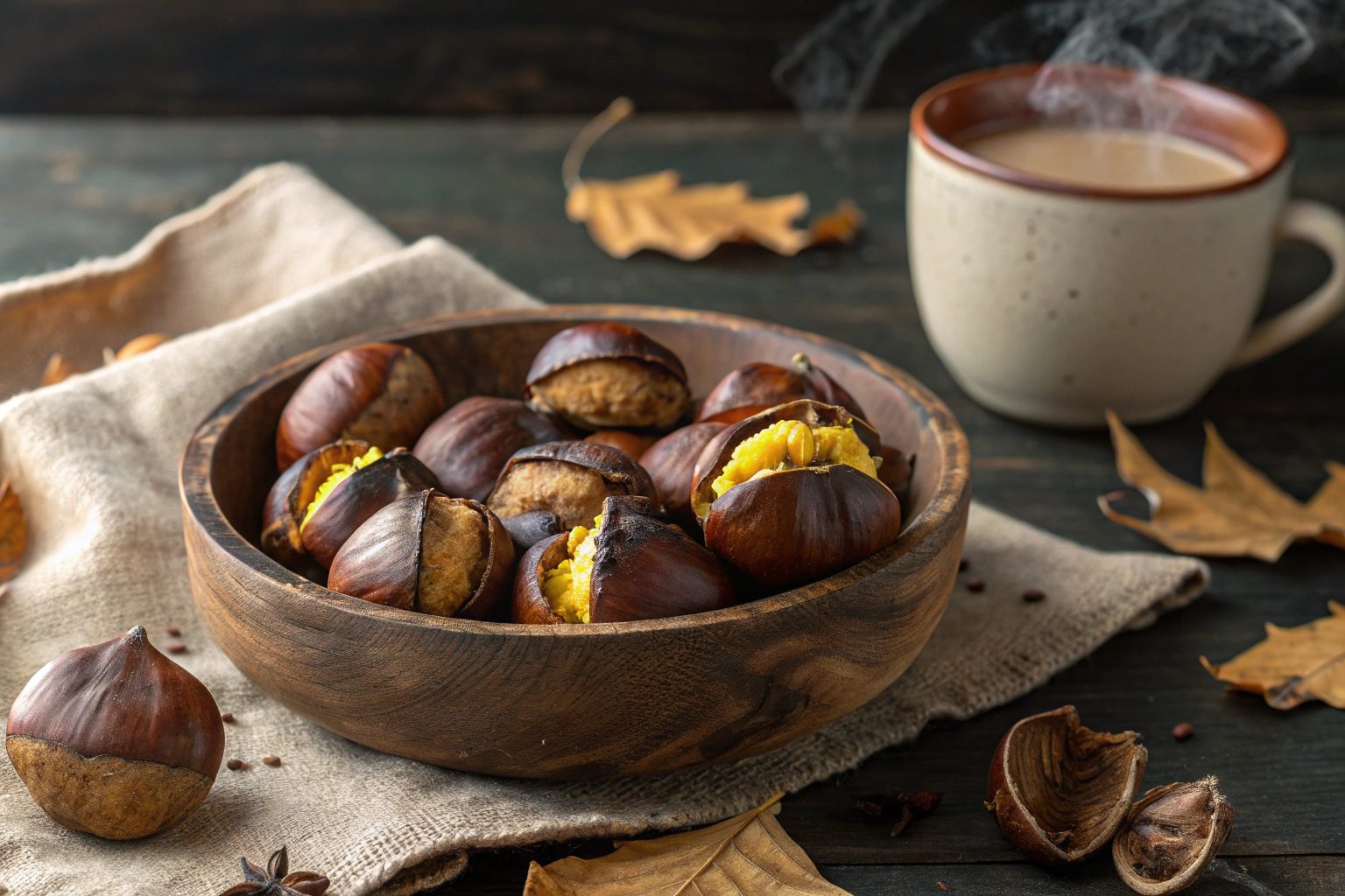 castañas asadas con freidora de aire - airfryer