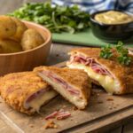 Cachopo asturiano en freidora de aire