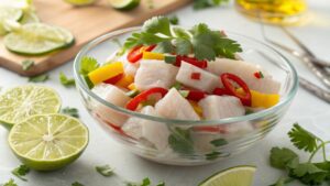 Ceviche de Corvina con Thermomix
