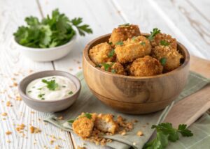Bocaditos de pollo rancheros en freidora de aire – air fryer