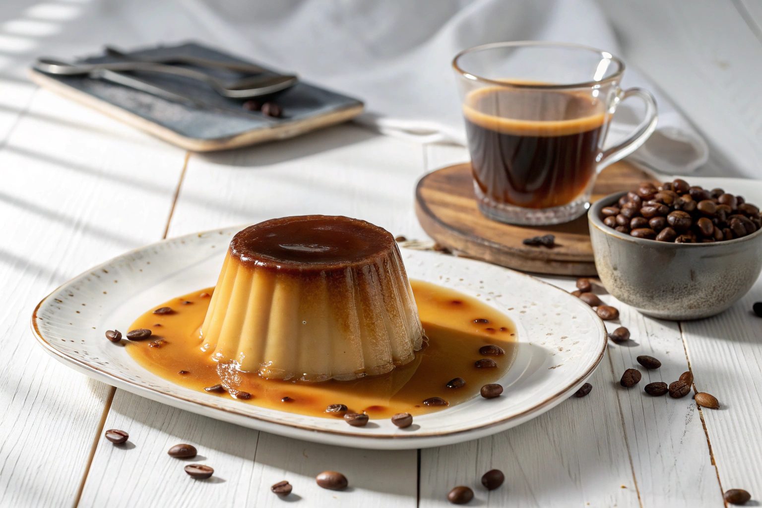 Flan de licor café con Thermomix