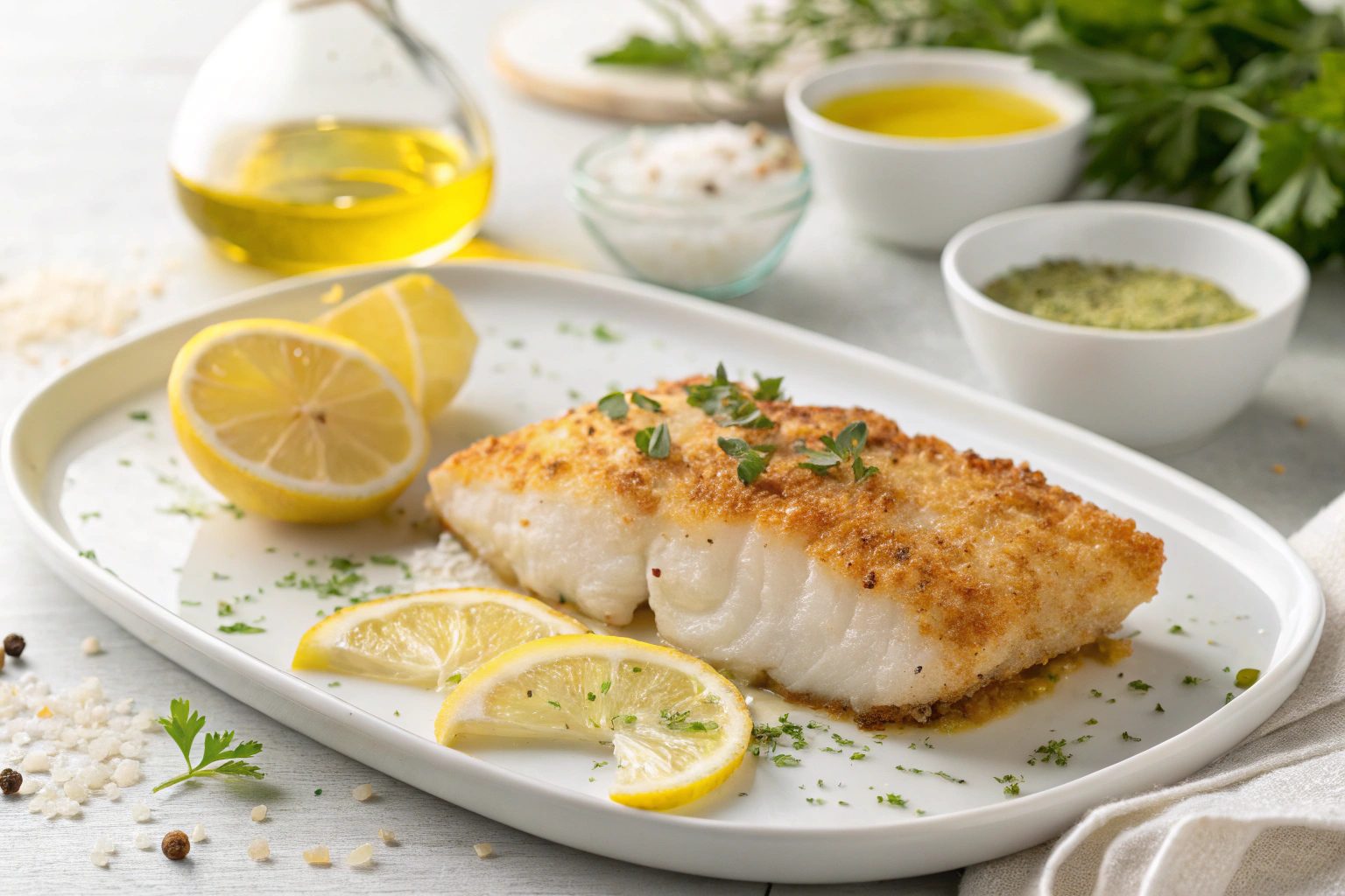 Lomo de bacalao con freidora de aire - airfryer