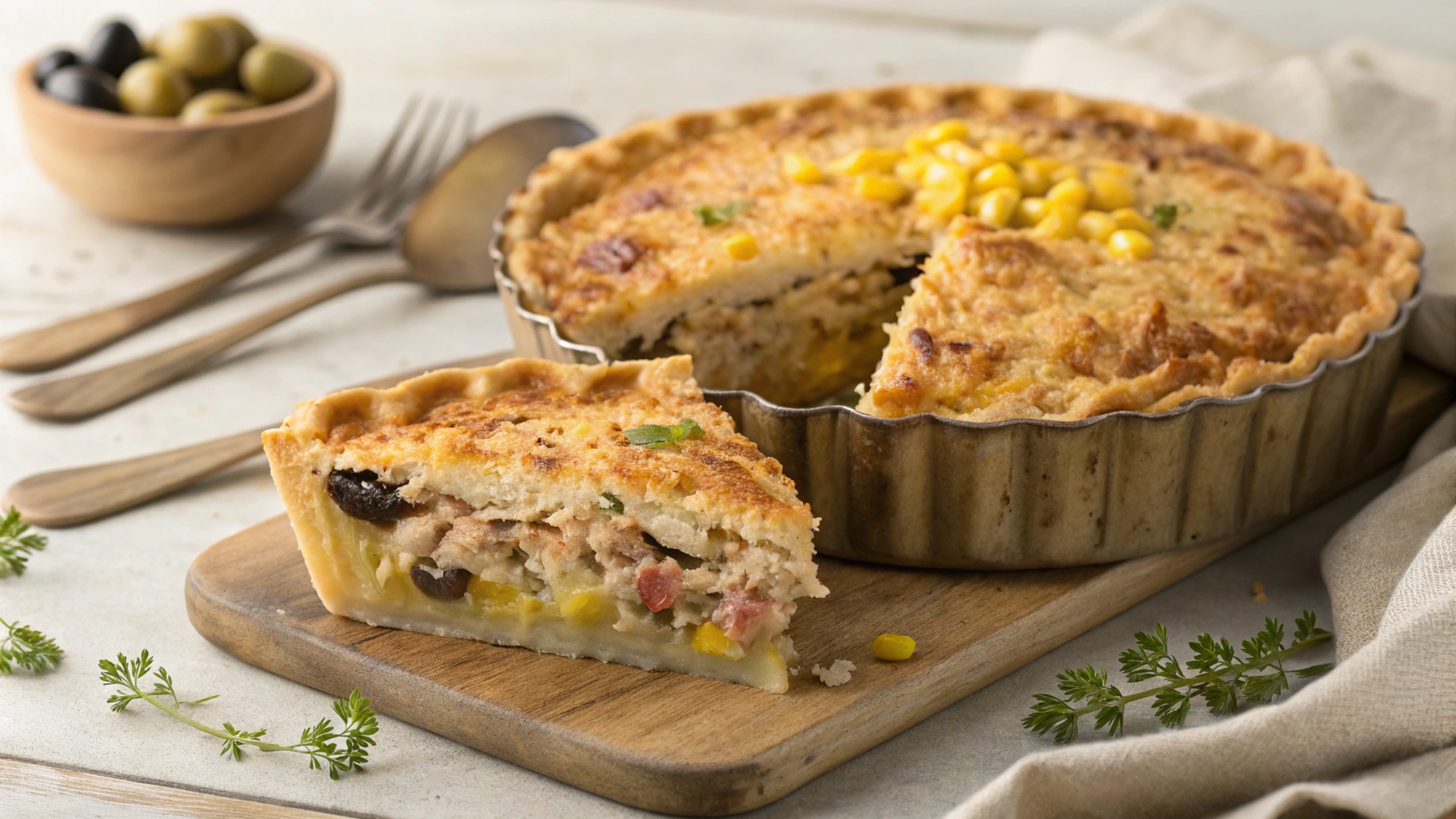 Pastel de patata y atún en freidora de aire - airfryer