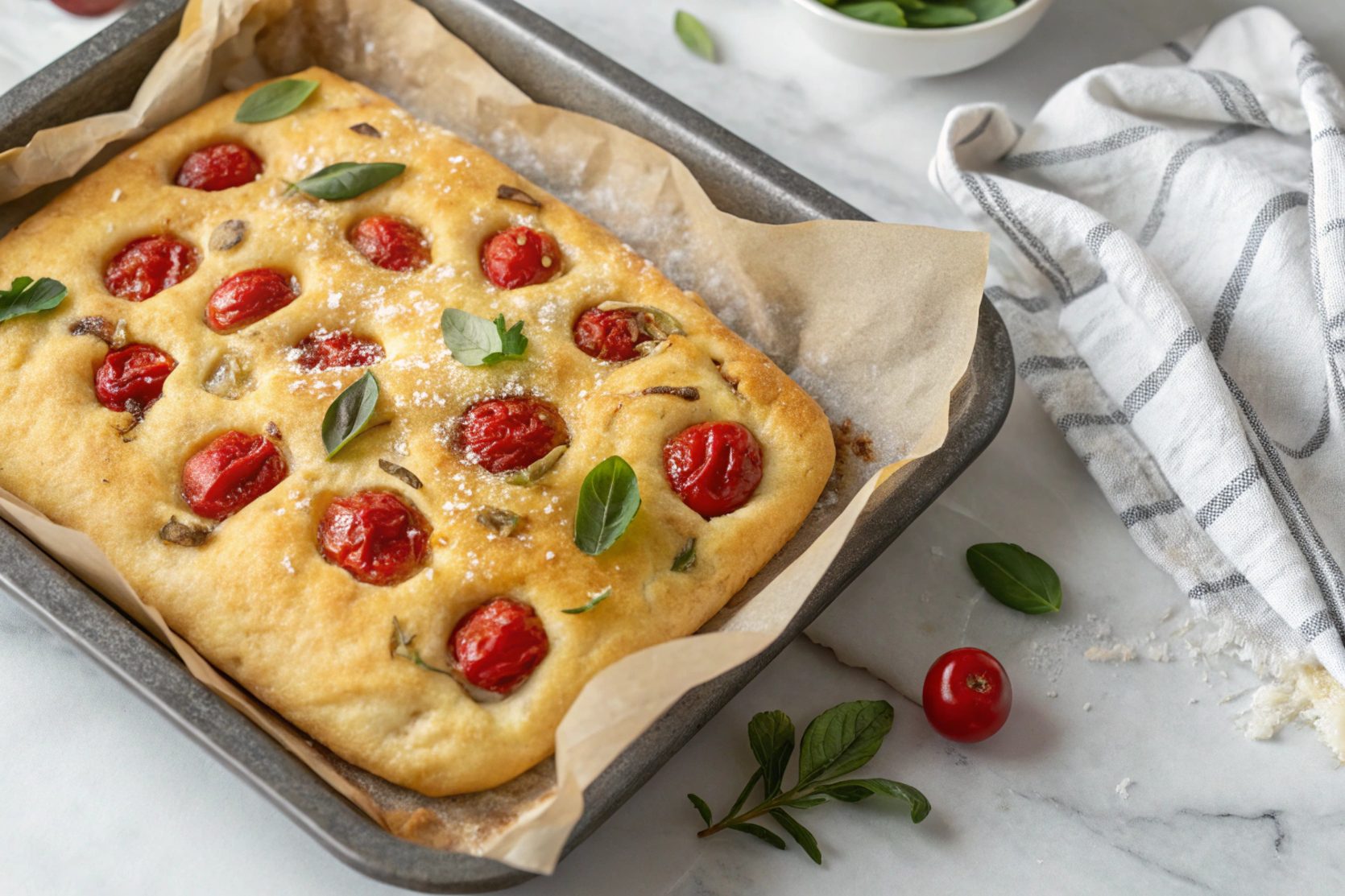 Focaccia de tomate Thermomix