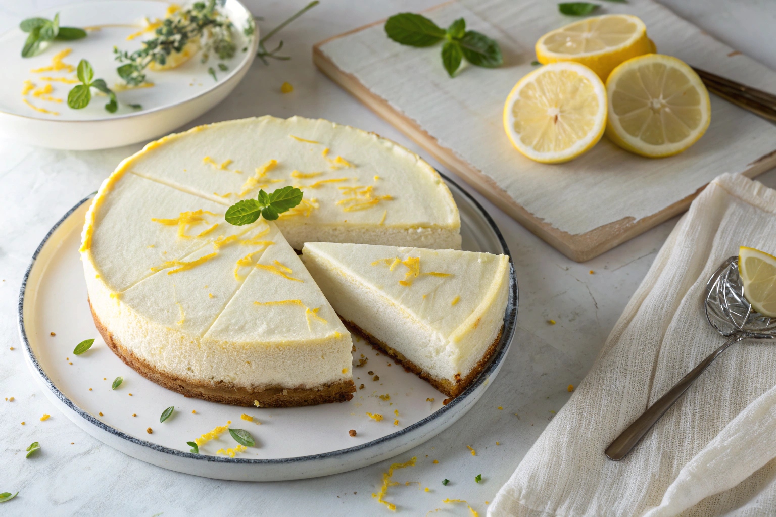 Tarta de limón y queso con la Thermomix