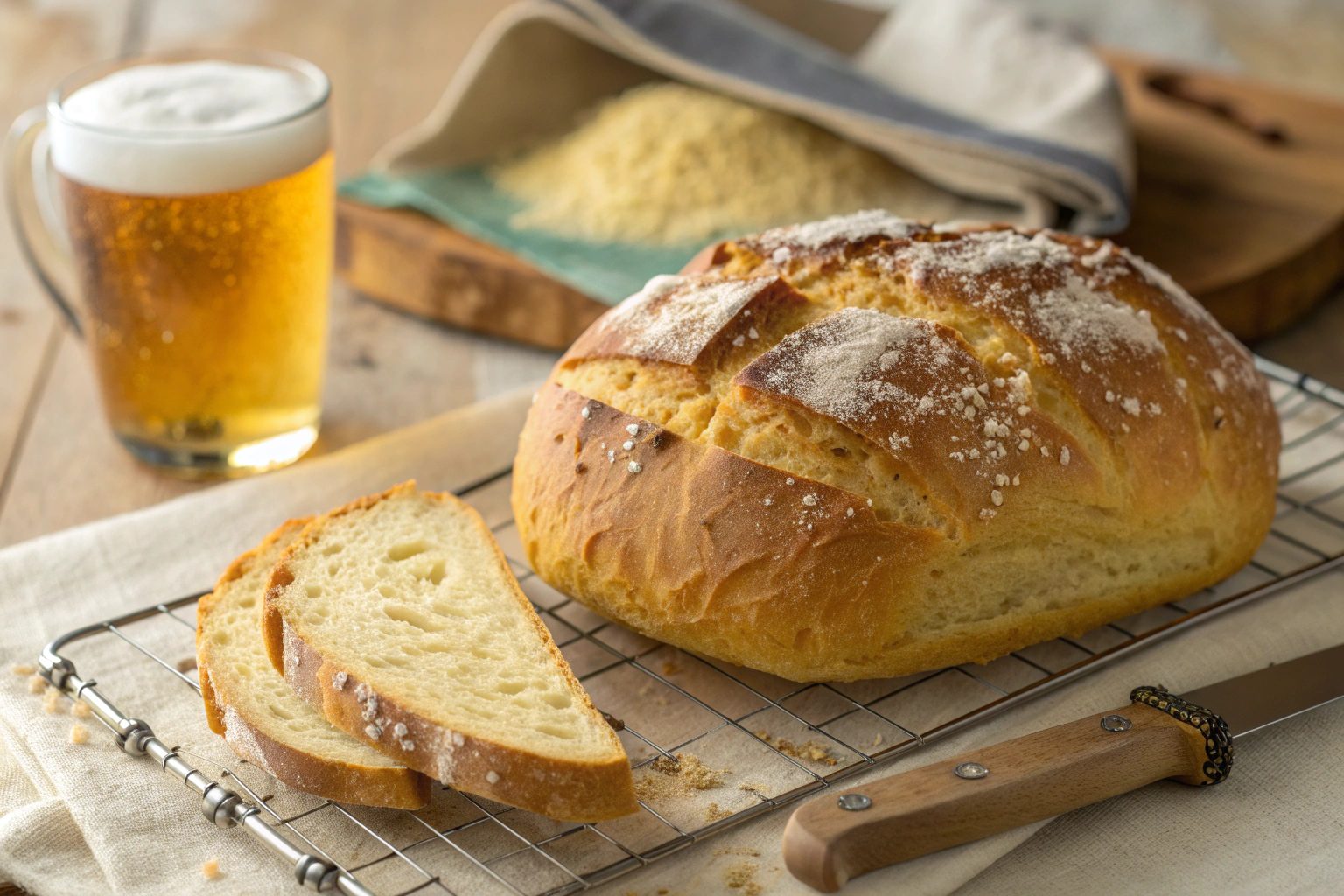 Pan a la cerveza en freidora de aire - air fryer
