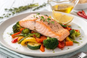Salmón al Vapor con Verduras en Thermomix: Salud y Sabor en 25 Minutos